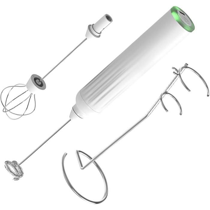 Batteur à Main Électrique Airshi - 3 Vitesses, Rechargeable, Fouet Crème