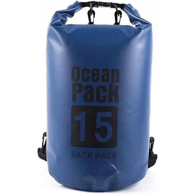 Sac Étanche 125L Pour Planche Paddle Gonflable - Tissu Oxford, Dos Confortable, Noir