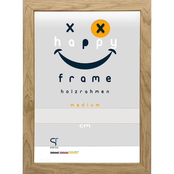 FRAMO Cadre photo en bois 22 x 91 cm sur mesure - Pin Noir | Taille sélectionnable | verre acrylique antireflet | Cadre pour Puzzle | Photos | affiche