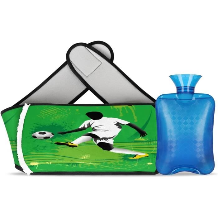 Cache-oreilles Enfants En Peluche - Motif Football - Chaud Et Doux - Pour Hiver, Ski, Vélo