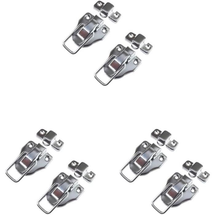 Serrure T Camion Lot De 2 Serrures En T Acier Inoxydable Pour Camion - Boîte à Outils, Remorque & Camping-Car - Avec 2 Clés Serrure Boîte Outils Camion