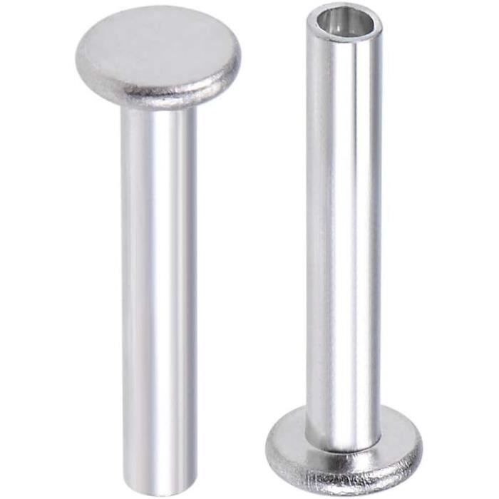Lot De 100 Rivets Semi-Tubulaires En Aluminium M3 Argenté[M2651 ...