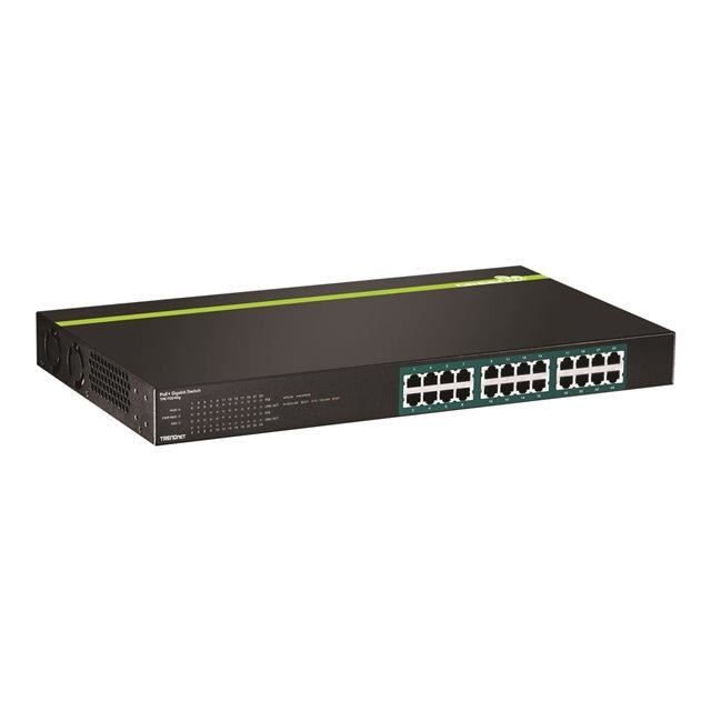 TRENDNET Commutateur Ethernet TPE-TG240G 24 Ports - 2 Couches supportées - Montable en rack, Bureau - 3 an(s) Garantie limitée