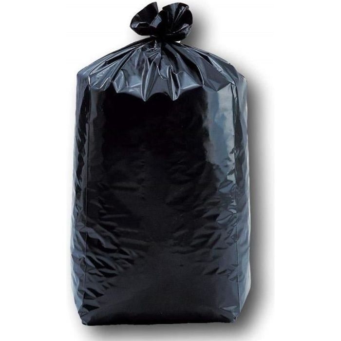 Lot de 100 sacs poubelle 100L 45u épais grande capacité 82 x 85 cm  résistant garanti anti-fuite pour grande poubelle ou grand bac - Cdiscount  Au quotidien