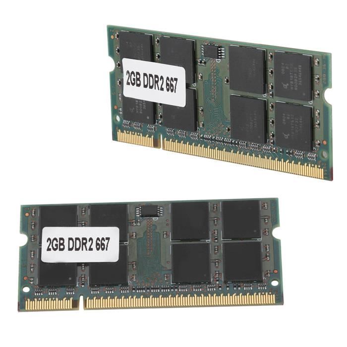 Lot 2x Barrettes RAM DDR2 667Mhz SO-DIMM Pour Sony VAIO SZ VGN-SZ5VWN/X - 2Go + 4Go, Neuf Samsung