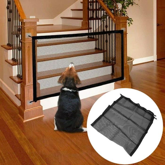 Comparer les prix de VGEBY Porte en maille pour animaux de compagnie Barrière de sécurité pour Chien et Chat, Barrière de sécurité pour Animaux ZHU