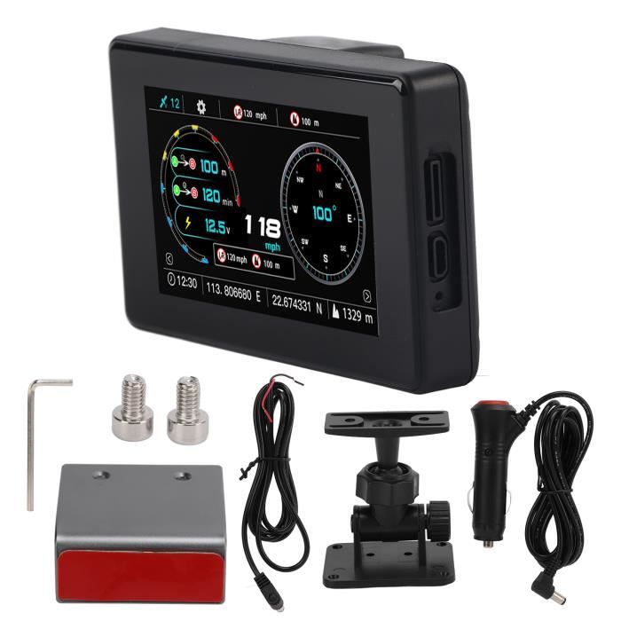 Affichage Tête Haute GPS Digital Pour Voiture - Indicateur De Vitesse écran Clair - Facile à Installer, Compatible Tout Véhicule - 3