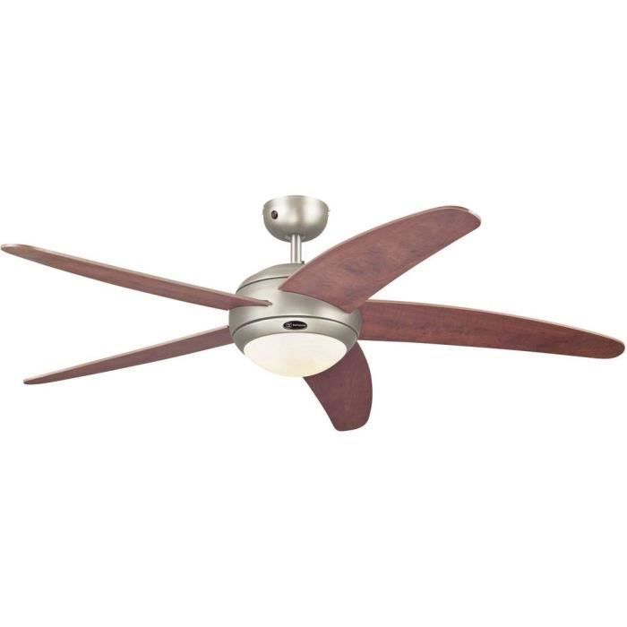 Ventilateur de plafond Westinghouse Bendan 5 pales (Ø) 132 cm bois - Westinghouse
