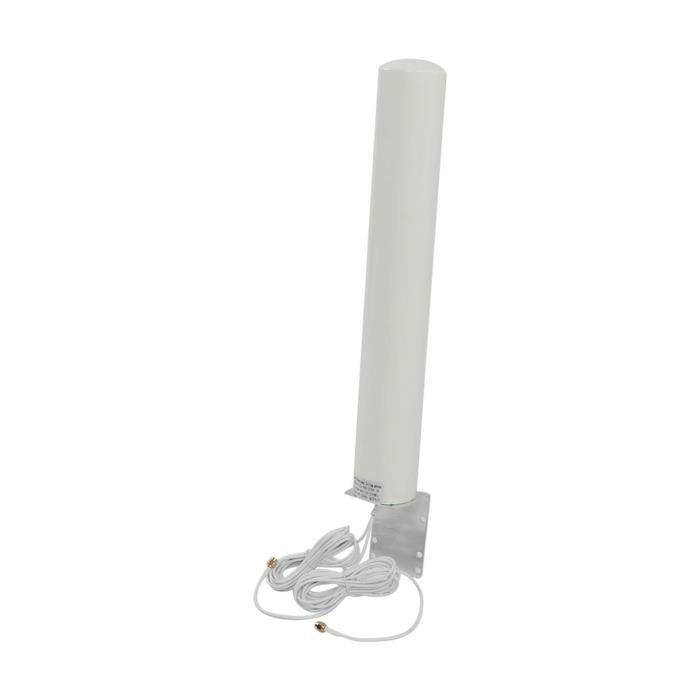 Antenne Extérieure GSM/4G/3G/2G 18dBi - Support Magnétique - Fréquence 700-2700MHz - Câble 3m - Pour Amplificateur Signal Mobile