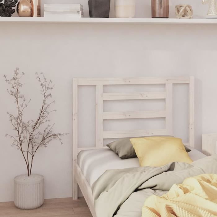 Tête De Lit 180 Cm Bois Massif Pin - Design Élégant Et Robuste