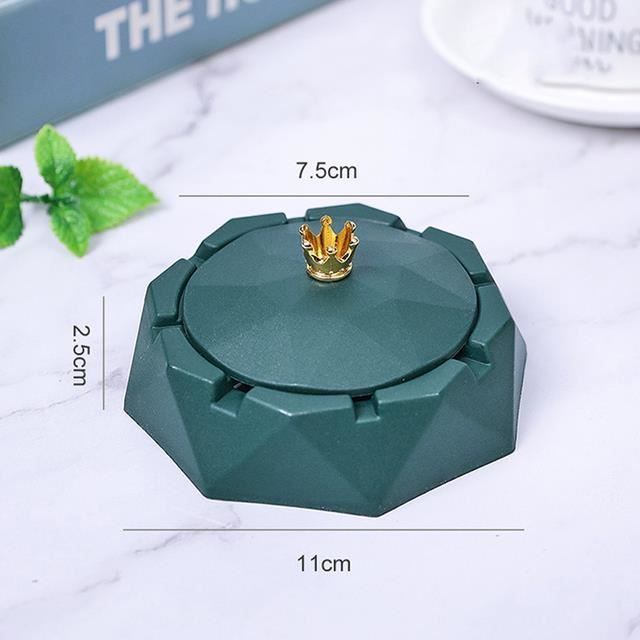Cendrier à cigarettes coupe-vent, motif grenouille avec couvercle pour maison ou extérieur Cendrier à cigarettes coupe-vent, motif grenouille avec couvercle pour maison ou extérieur