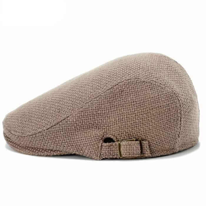 Béret Homme Et Femme En Coton - Style Décontracté Gavroche, Protection Solaire, Ajustable - Idéal Sorties, Mode, Cadeau