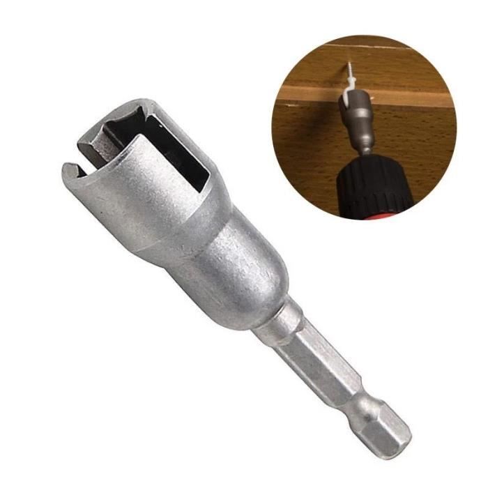 Jeu De 4 Tournevis à Douille Hexagonale - Longueur Manche 90mm, Métal - Neuf - Pour Remplacement Ou Bricolage