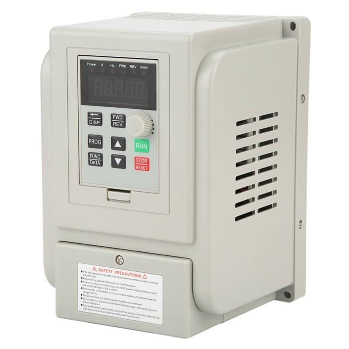 Variateur De Fréquence 25A 4KW 220V-380V - Contrôle Moteur, PID, Économie D'Énergie - Pour Pompes, Ventilateurs