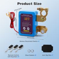 Coupe Circuit Batterie 12V 240A avec Led Affichage de la