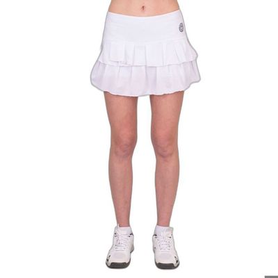 BALEAF Jupe Short Femme 2 en 1 Jupe de Tennis Femme Sport Longueur Genoux Haute Taille avec Culotte Intérieur pour Golf Yoga Gym Randonnée Badminton, Blanc, L BALEAF Jupe Short Femme 2 en 1 Jupe de Tennis Femme Sport Longueur Genoux Haute Taille avec Culotte Intérieur pour Golf Yoga Gym Randonnée Badminton, Blanc, L