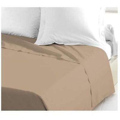Drap Plat Bleu Clair 180x270 Cm - Paduana 50% Coton 50% Polyester 144 Fils