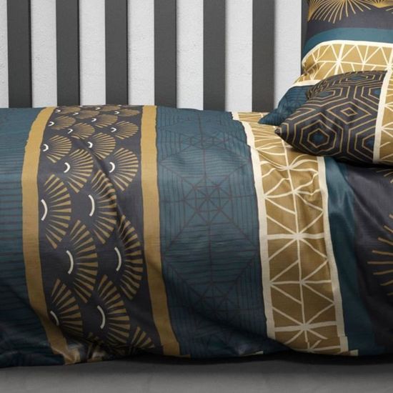 Parure de lit 240x220cm SUMATRA Paon