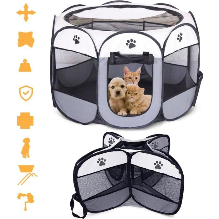 Enclos Pour Chat Pliable