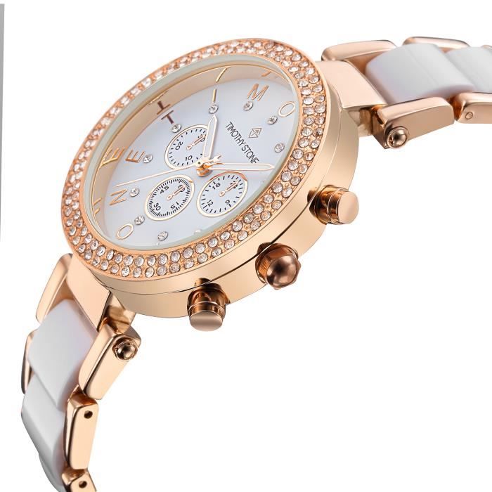 Timothy Stone montre femme avec cristaux Swarovski DESIRE Or