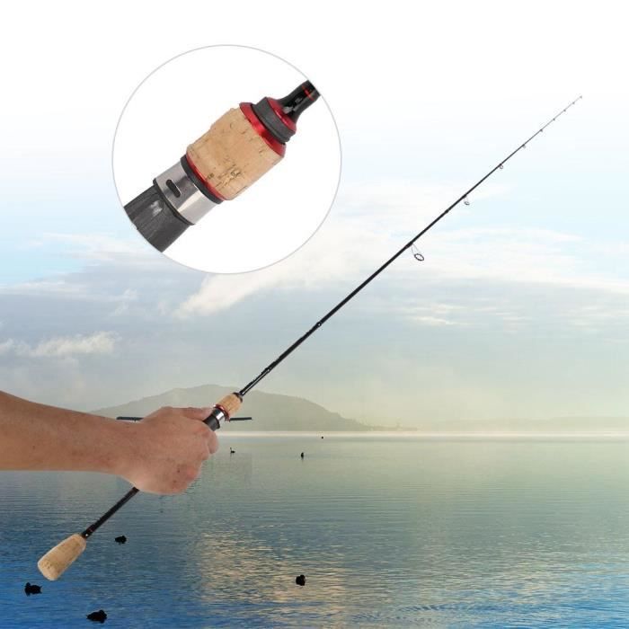 Canne Pêche Mer Et Douce Canne à Pêche Télescopique Fibre Carbone - Portable - Eau Douce Et Mer Canne A Peche Mer