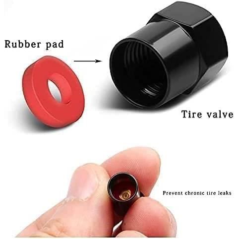 Bouchons De Valve Pneu JNNJ - Lot De 8, Aluminium, Joint étanche | Protection Anti-poussière Pour Voiture, Vélo