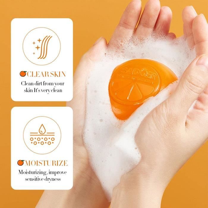 Savon de blanchiment de peau - Barre de savon anti-taches noires - Savon  éclaircissant pour peau à vitamine C Tache noire