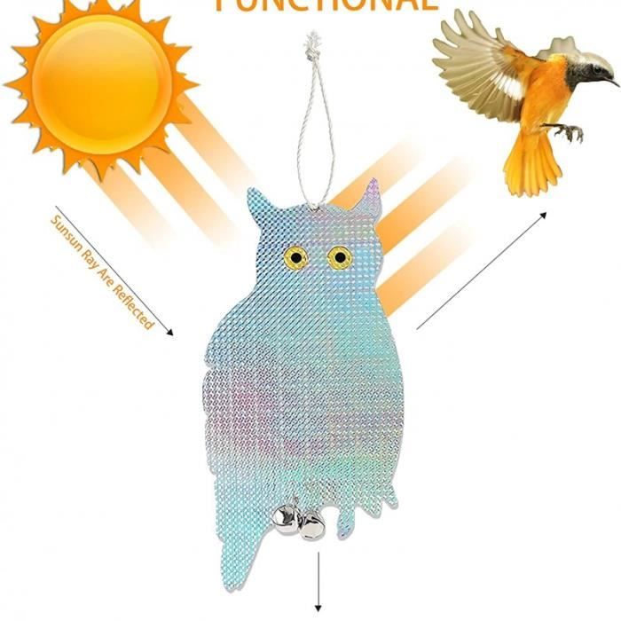 Répulsif à Oiseaux Rotatif 360° - Éloigne Pigeons Et Volatiles Efficacement !