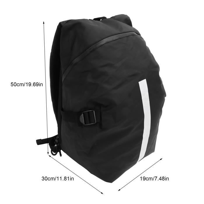 Sacoche de selle de moto universelle, sac à dos étanche pour casque de  moto, sac de rangement pour casque intégral, sac latéral.