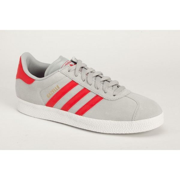 Adidas gazelle 2025 grise et rouge