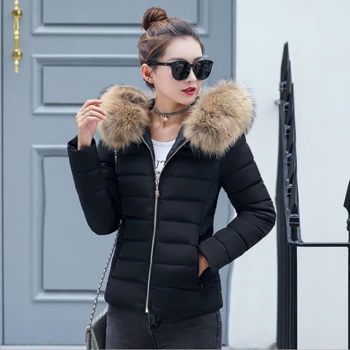 Manteau gris capuche clearance fourrure