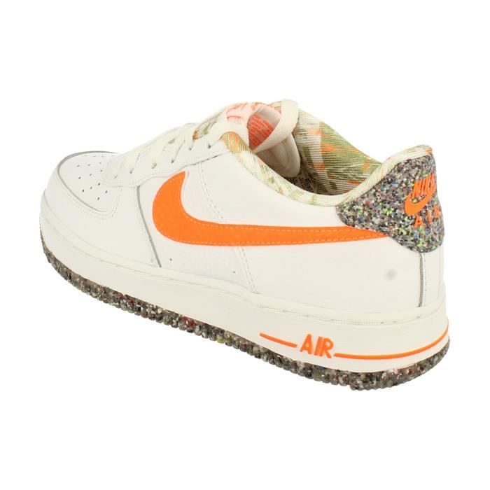 Baskets Nike Air Force 1 LV8 GS Dn8016 Enfant Blanc Lacets