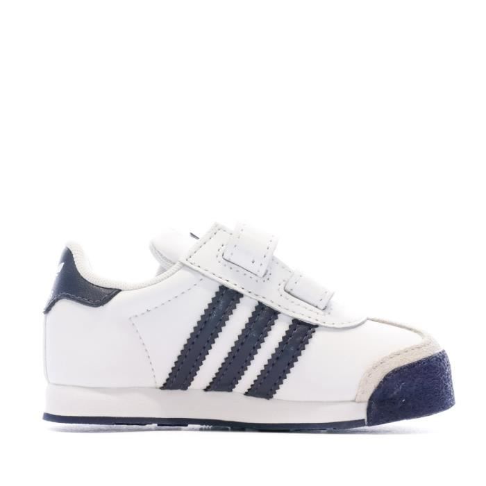 Baskets Blanche Gar on Adidas Samoa Blanc Cdiscount Chaussures