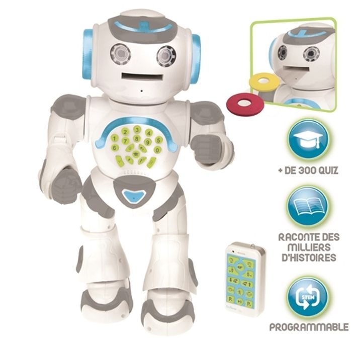 POWERMAN® MAX Mon Robot Ludo-Éducatif avec Fabrique à Histoires et  Télécommande (Français) - Cdiscount Jeux - Jouets