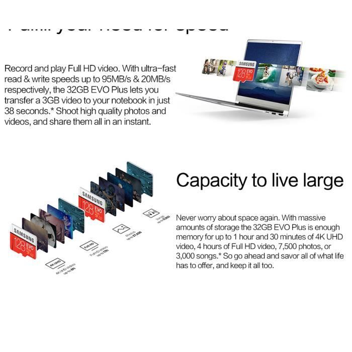 Samsung evo c10 32gb top
