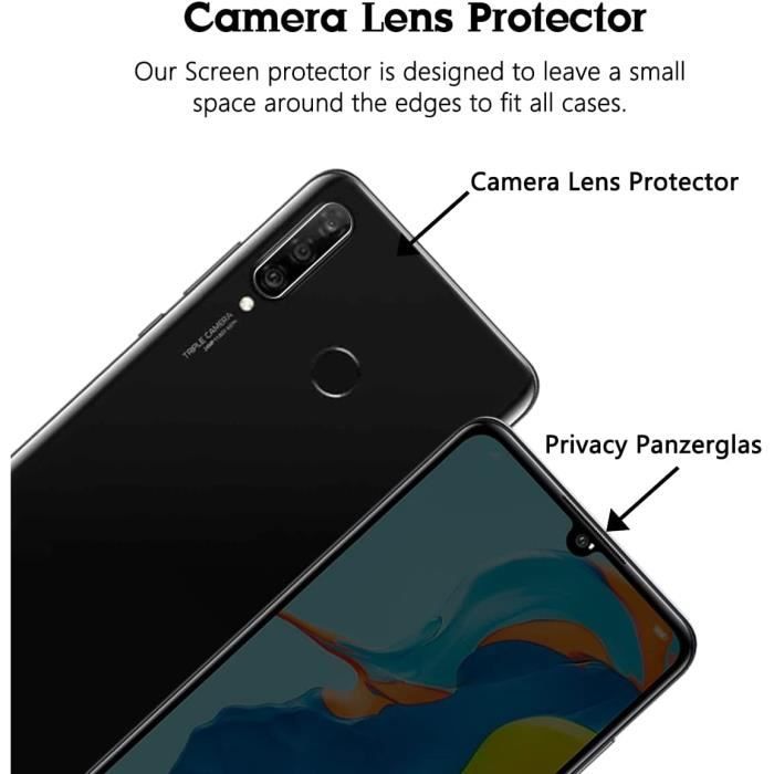 Film Protection écran Verre Trempé 9H Pour Huawei P30 Lite - Lot De 2 - Transparent - Antichoc