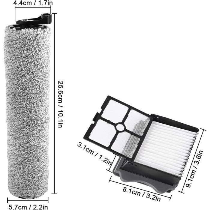 6 Pièces Rouleau De Brosse De Rechange Et Filtre Pour Tineco IFloor 3 One S3 Accessoires Pour Aspirateurs Secs Et Humides3 Filtres2 Rouleaux Brosse1 Brosse Nettoyage 87135630