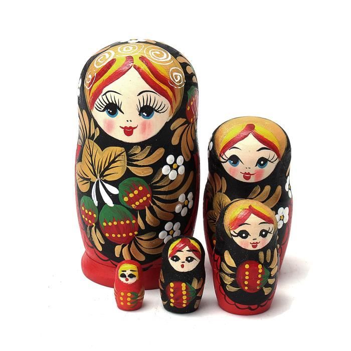 Poupée Gigogne Pére Noel T3032 : Artisanat russe sur notre boutique