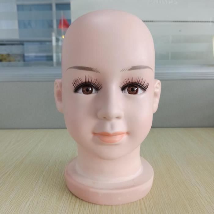 Lot De 2 Têtes Mannequin En Mousse (polystyrène) Pour Perruques - Support D'affichage, Neuf Avec étiquettes