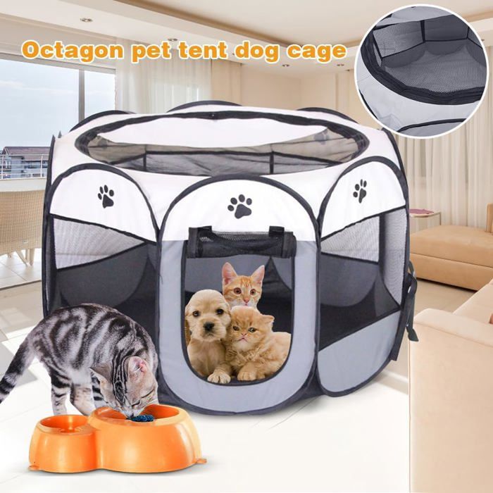 Enclos Pour Chat Pliable