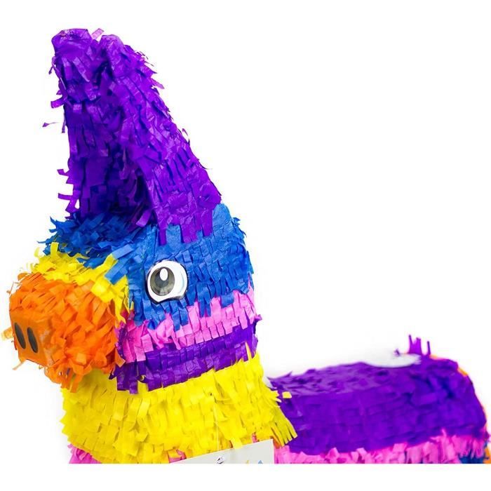 Piñata Âne Décorative - 36x13x38 Cm - Pour Anniversaire, Fête Déguisée Et Carnaval