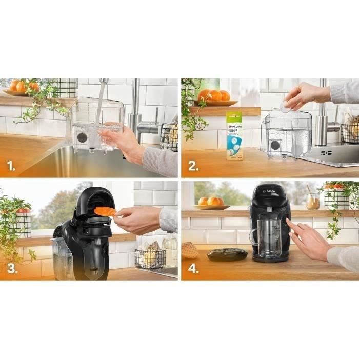 Machine à café multi boissons Bosh Tassimo TAS1257 Vivy crème - Achat & prix