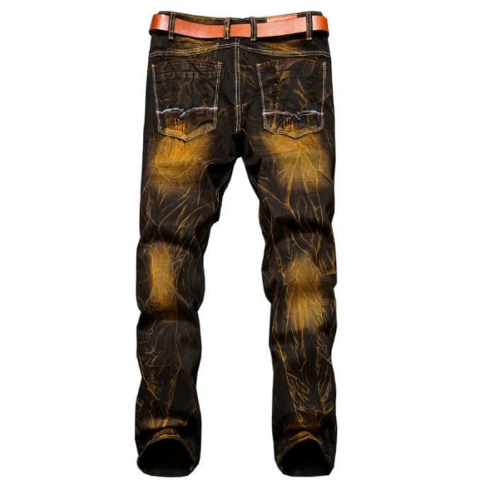 Jean slim a trou homme outlet