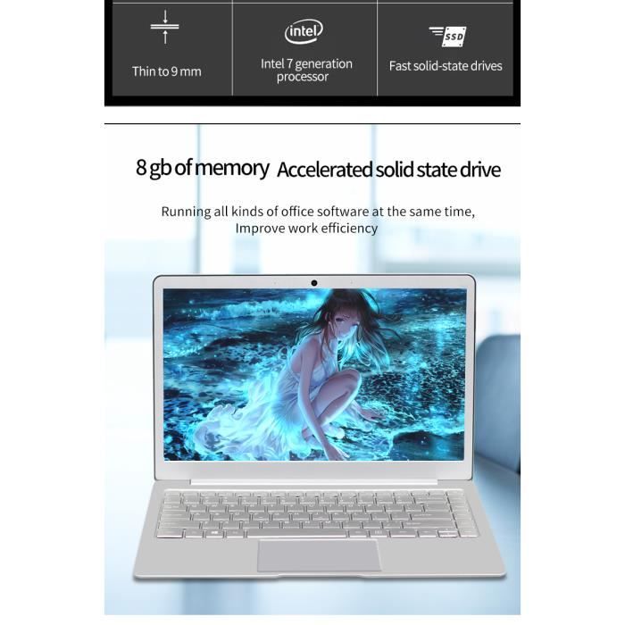 14" Ordinateur portable Étudiant Rose2