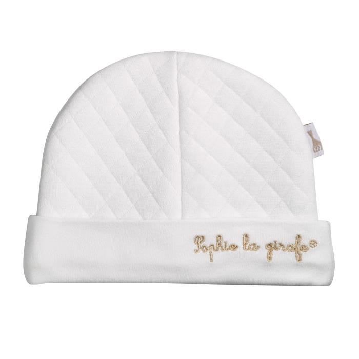 CHAUSSONS NAISSANCE MIXTE - 1/3 M SOPHIE LA GIRAFE-BLANC/GRIS