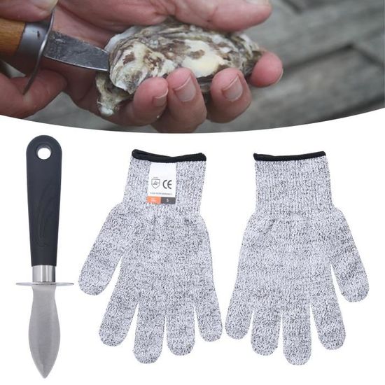 Écailleur D'huîtres, Couteau à écailler D'huîtres Résistant à La Corrosion  Antidérapant Durable Pour Les Ménages Pour Les Restaurants 