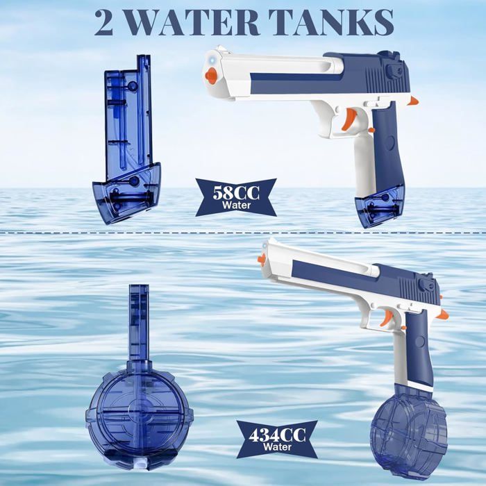 Pistolet à Eau Électrique pour Enfants Adultes,Pistolet à Eau