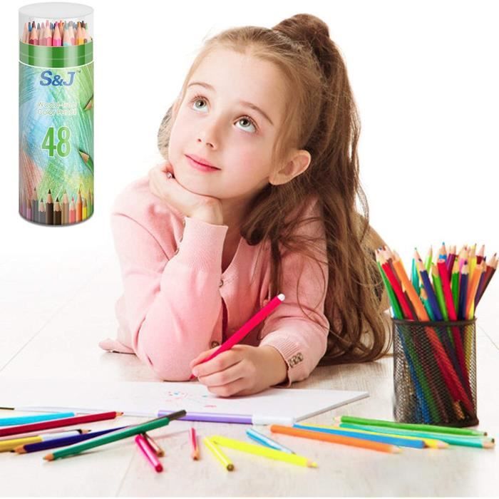 Portrait d'enfant sur commande – Crayons de couleur – Allez Lou