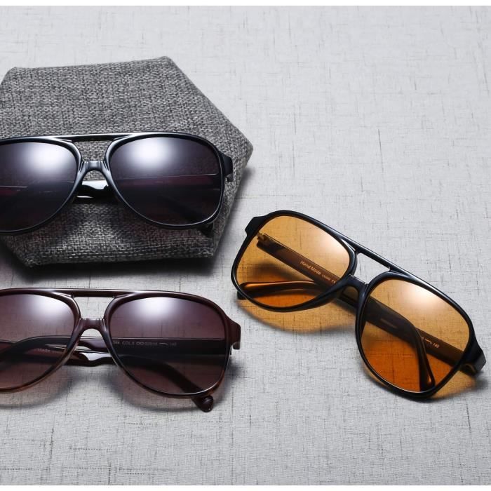 55 - Lunettes de soleil vintage avec étui marron | Puces Privées 55 - Lunettes de soleil vintage avec étui marron | Puces Privées