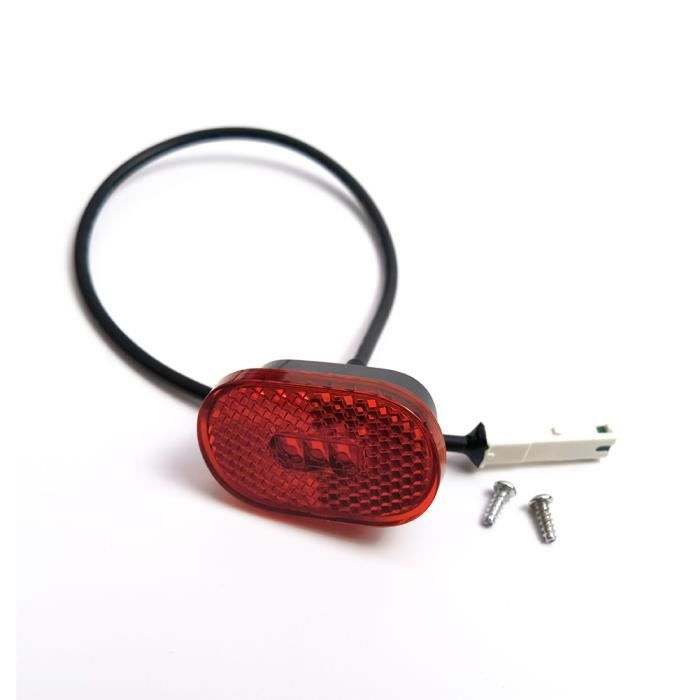 TAGVO Garde-Boue Arrière Scooter Xiaomi M365 - Kit Complet Avec Feu Arrière, Support Et Crochet